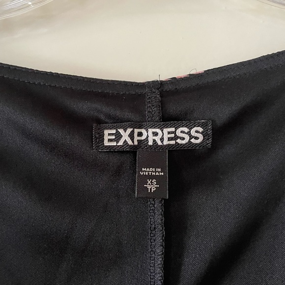 Express Short Flower Pattern Dress - Picture 3 of 3